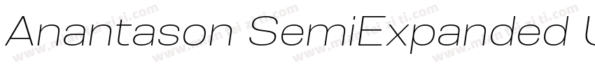 Anantason SemiExpanded Ultra字体转换